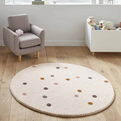 Nordic Rugs for Bedroom Faux Cashmere Dots