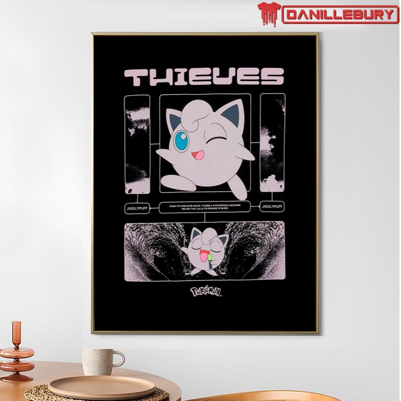 Pokémon Hundred Thieves Jigglypuff New Tee - Image 3